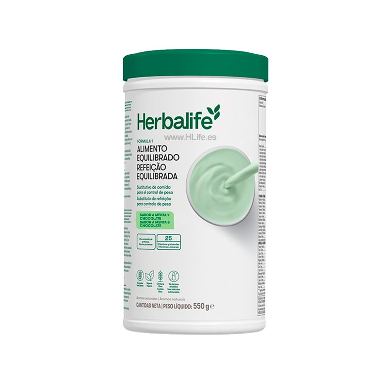 Batido Herbalife chocolate y menta (550 gr.)