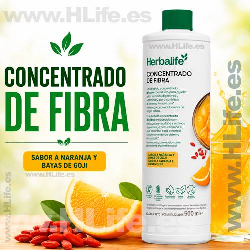 Concentrado de Fibra Herbalife Naranja y Goji | Compra Online