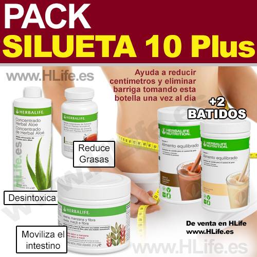 Pack Silueta 10 Plus Herbalife + 2 Batidos