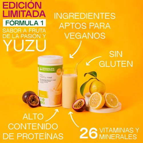 Batido Fruta de la pasión y Yuzu