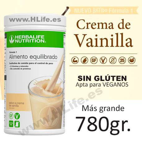 Batido Crema de Vainilla 780 gr. (+40% más grande)