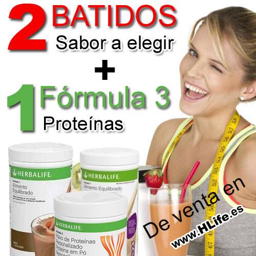 Pack 2 Batidos Herbalife + Proteínas Fórmula 3