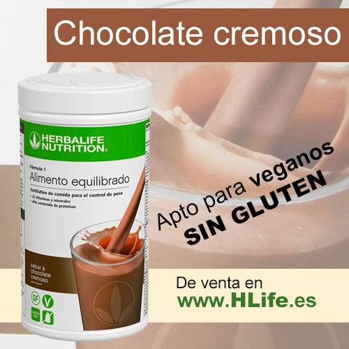 BATIDO Fórmula 1 CHOCOLATE cremoso (550 gr.)