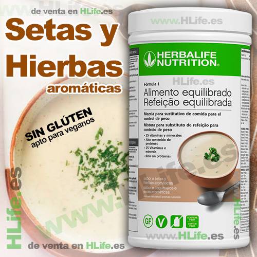 Batido Herbalife Setas y Hierbas 550gr.