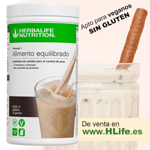 BATIDO Fórmula 1 GALLETA CRUJIENTE (550 gr.)